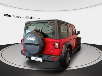 Auto Jeep Wrangler Unlimited Wrangler Unlimited 22 mjt II Sahara auto usata in vendita presso Autocentri Balduina a 44.900€ - foto numero 3